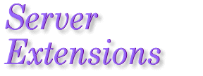 Server Extensions